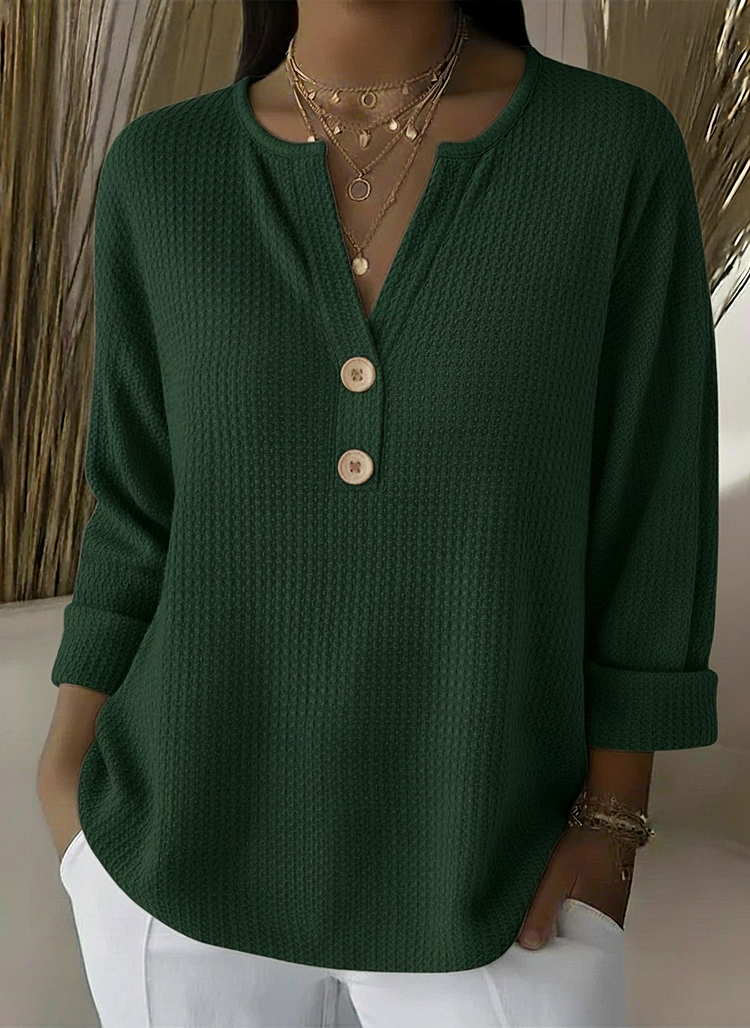 Mirabelle | Textured Button Sweater