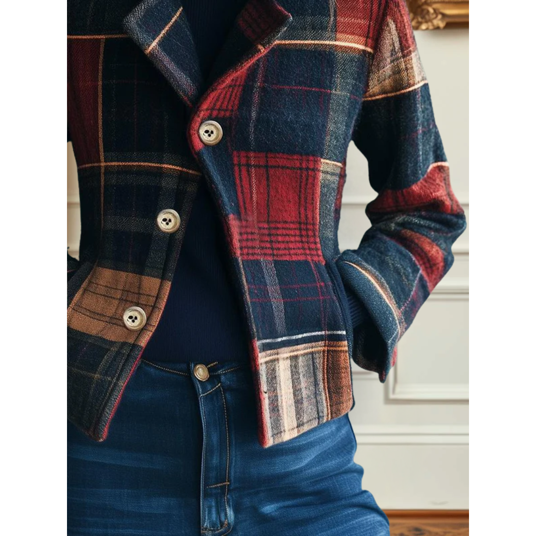 Lydia | Classic Plaid Jacket