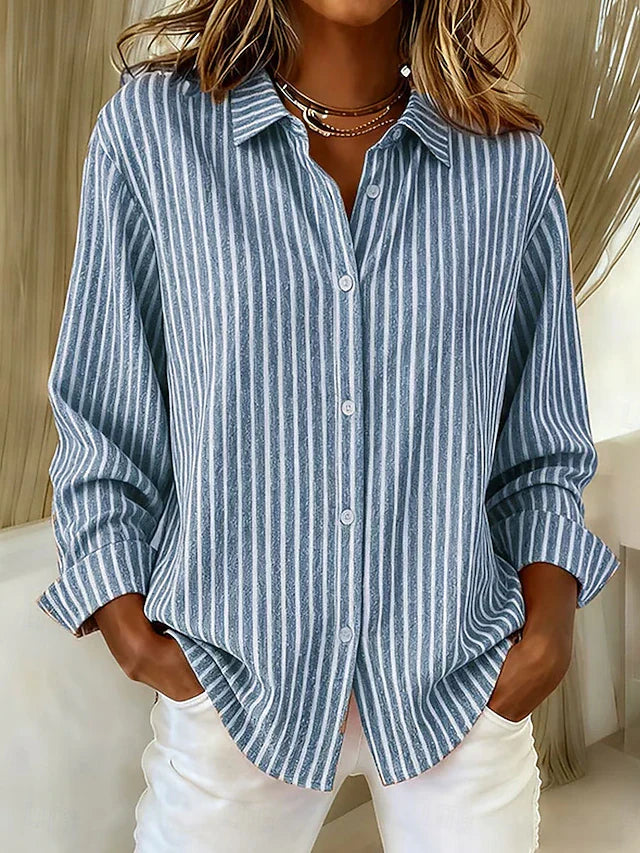Rebecca | Striped Button Shirt